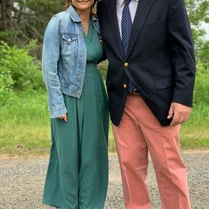 Size small petite Anthropologie jumpsuit